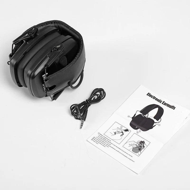 Electronic Damper Sports Shooting Earmuff Sports Shooting Impact Outdoor Anti-Noise Headset for HL Impact Sports