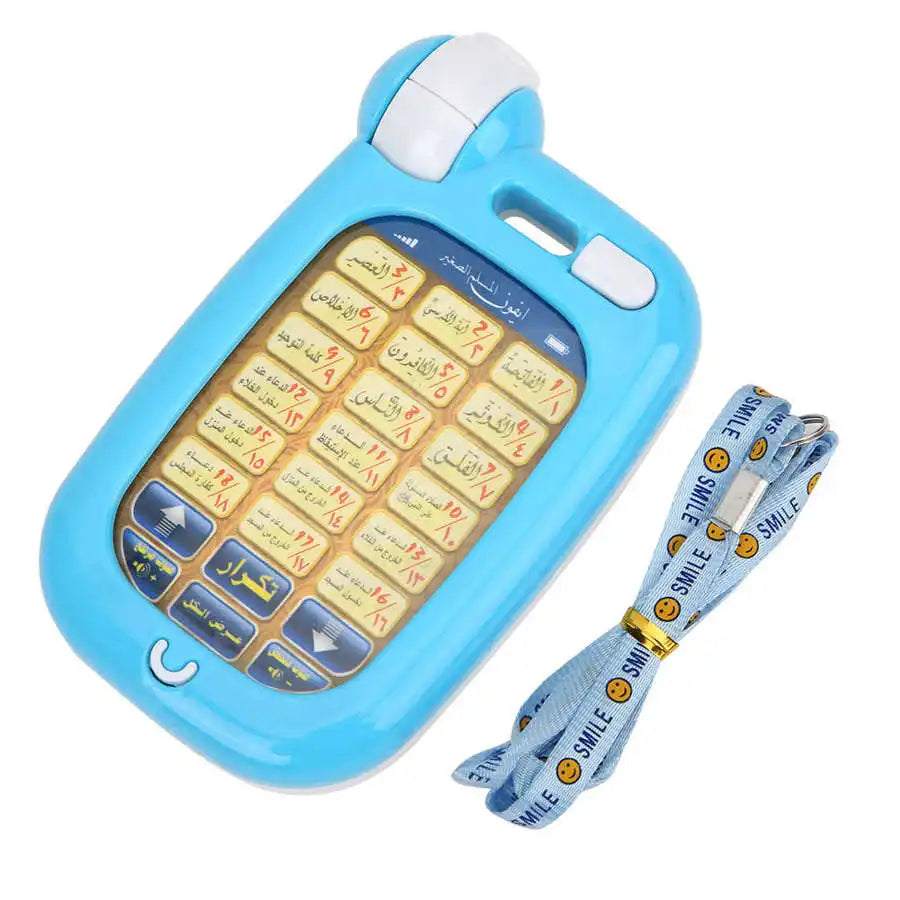 Phone Toys Arabic 18 Chapter Al Quran Islamic Phone Toys Children Early Educational Toy for Toddlers Baby Boys Girls Learning