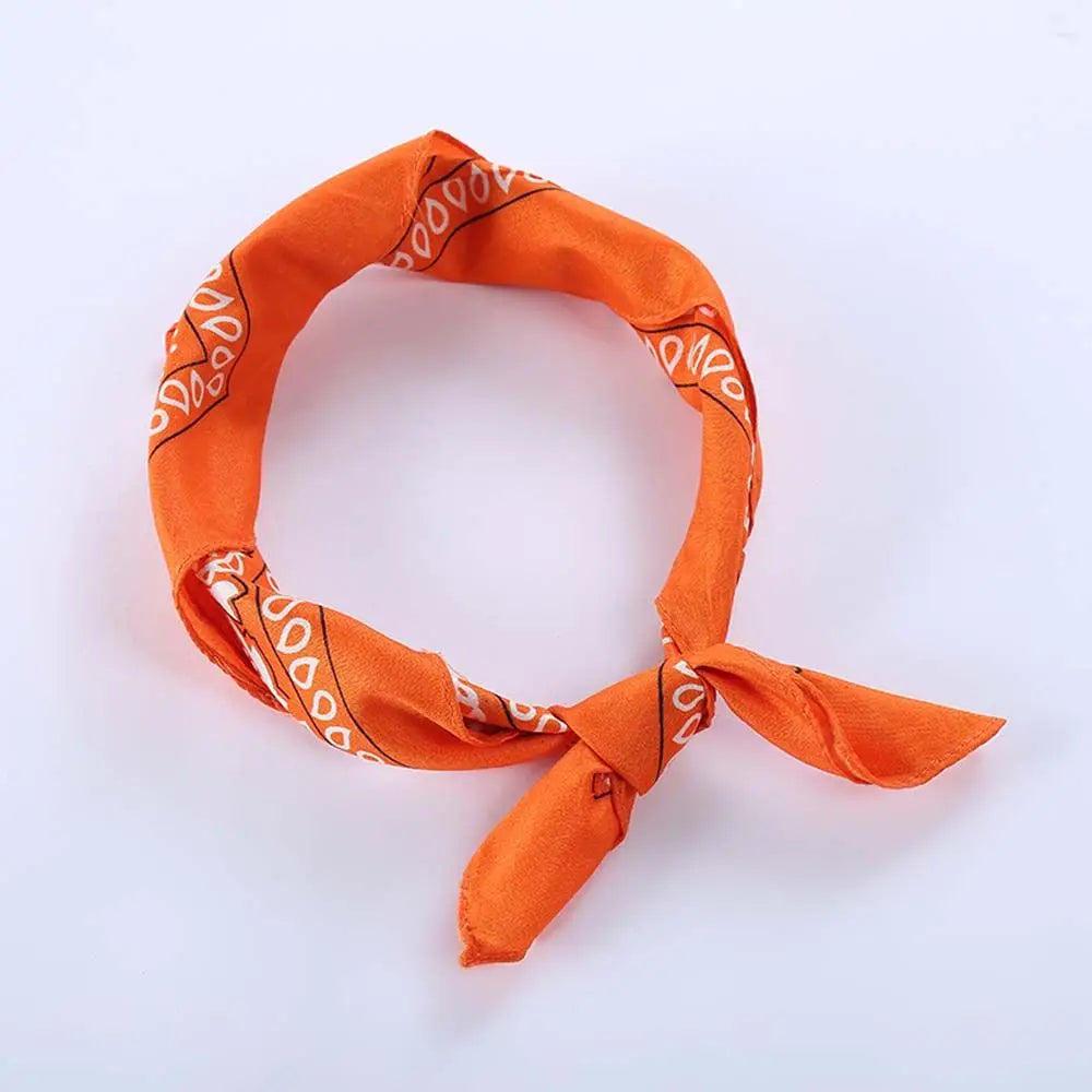 Sports Supplies Handkerchief Neck Scarf Printed Square Scarves Paisley Bandana Hair Band Wristband