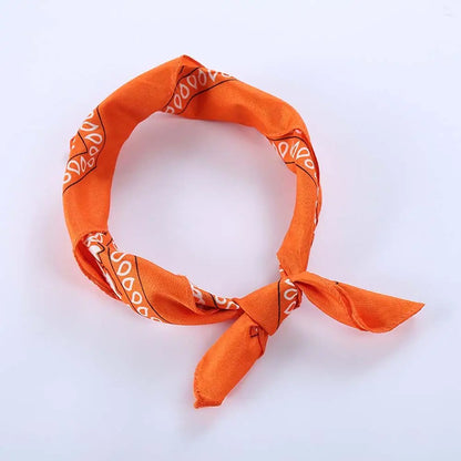 Sports Supplies Handkerchief Neck Scarf Printed Square Scarves Paisley Bandana Hair Band Wristband