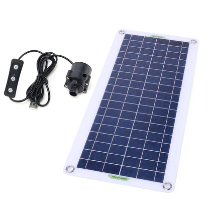19W 800L/H Fountain Panel Pump Garden Decorative PET Solar Panel Water Pump Watering System with Adjustment Switch Kits for Pool