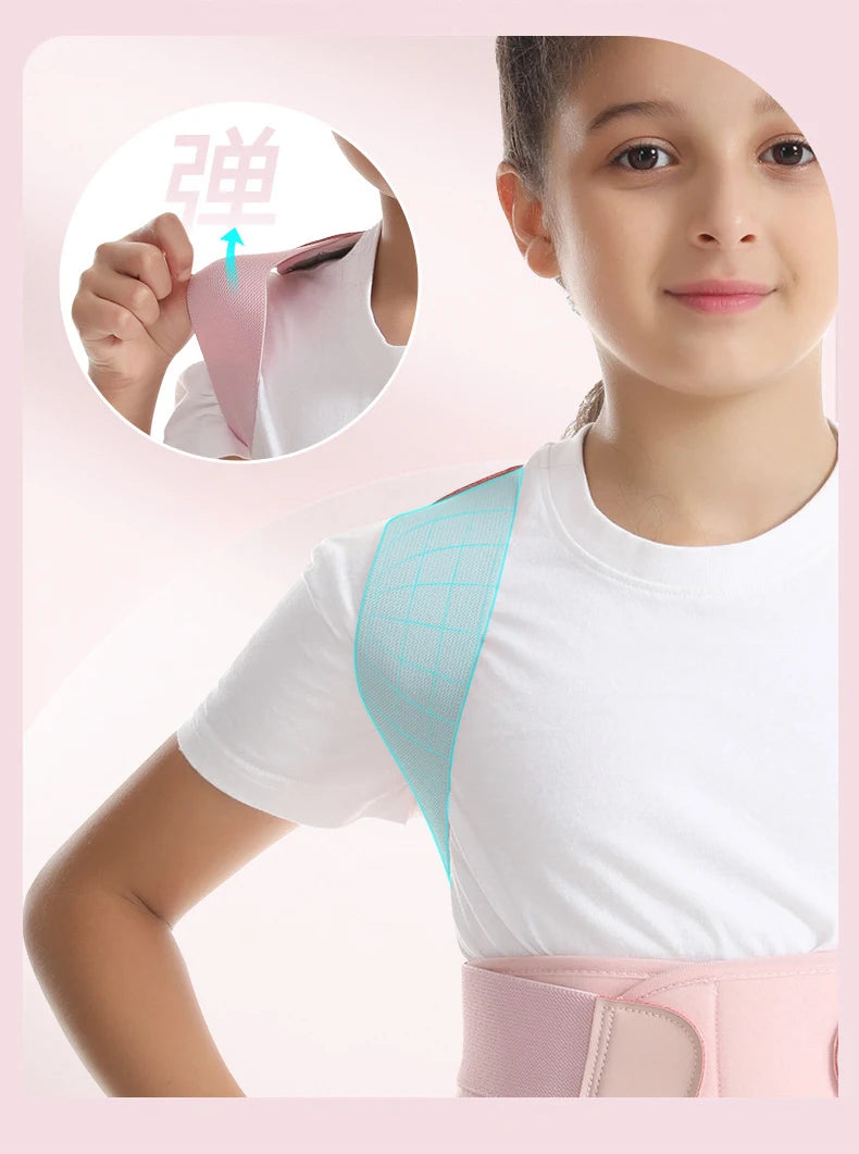 Children Back Posture Corrector Compression Shoulder Back Hunchback Correction Belts Adjustable Kids Spine Back Lumbar Support