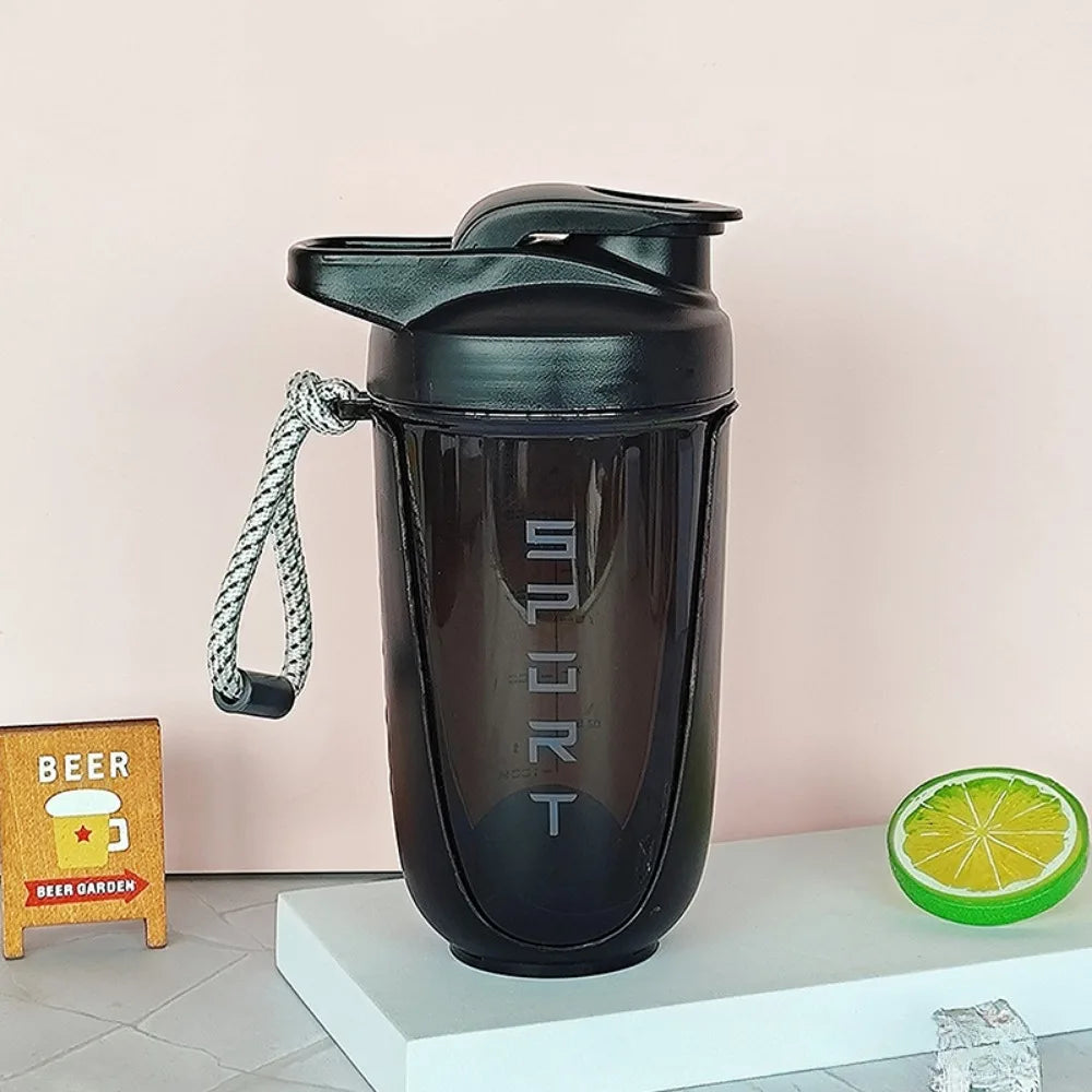 With Whisk Ball Sport Water Bottle Stirs Cup Drinkware Blender Water Bottle LeakProof Portable Sport Mixing Cup