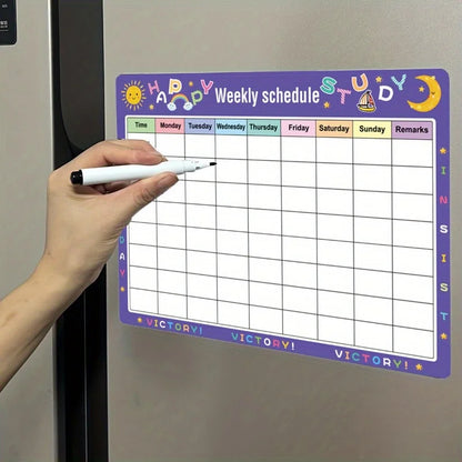 Calendar For Fridge Monthly Weekly Planner Calendar Table Dry Erase Whiteboard Fridge Sticker Message Board Menu