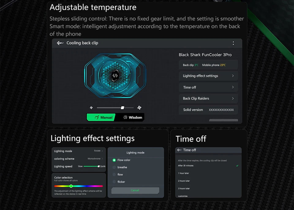 Original Black Shark Cooler 4 3 Pro 4Pro Smart FunCooler For xiaomi black shark nubia lenovo phone