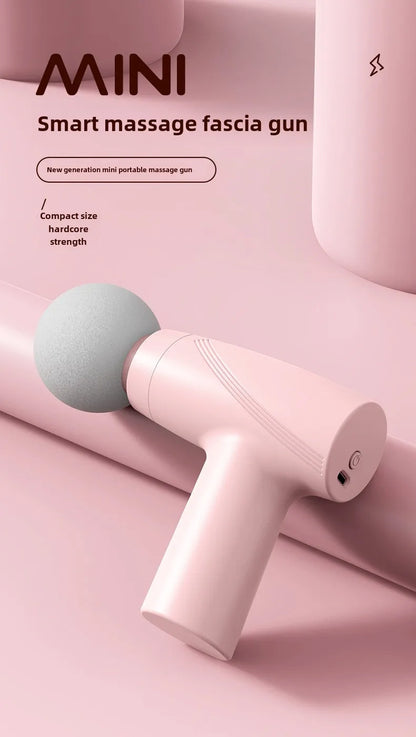 New Portable Mini Fascia Gun Multi-Stage Massage Gun Muscle Relaxation Massage Equipment Portable Vibration Massager
