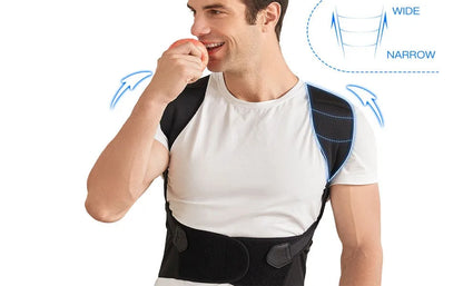 Magnetic Therapy Back Posture Corrector With Adjustable Shoulder Support For Sitting Posture Correction Breathable And Shaping