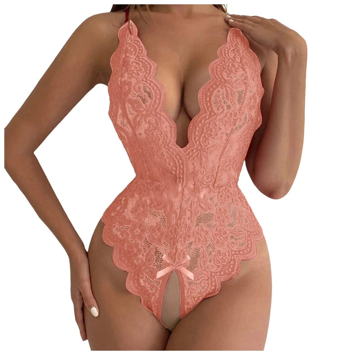 Women Fashion 1 Pieces Lingerie Roleplay Sexy Costumes Red Plaid Lace Lingerie Lingerie Sexy Lingerie For Women Sexy LingеRie