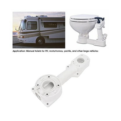 RV Toilet Accessories Toilet Rotating Rod Manual Toilet Bottom Plug Marine Yacht RV Toilet Accessories