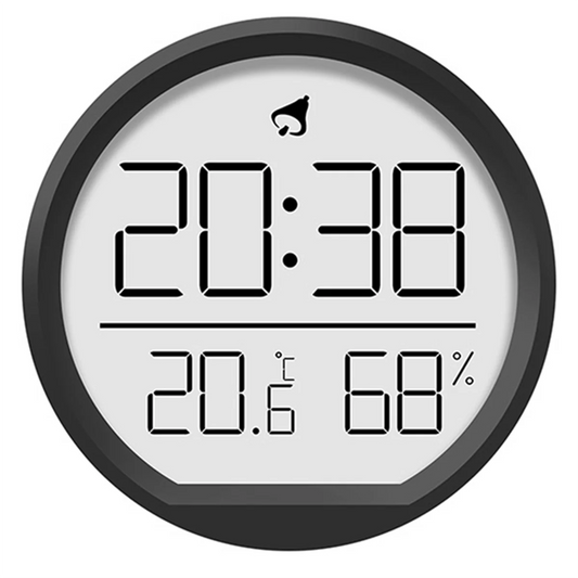 EYFL-LED Digital Wall Clocks Temperature Humidity Date Display Electronic Table Alarm Clock for Kitchen Study Refrigerator A