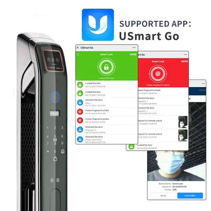 Usmart Go Smart Door Lock  Fingerprint Intelligent Digital Support Real Time Video Intercom Function Smart Door Lock
