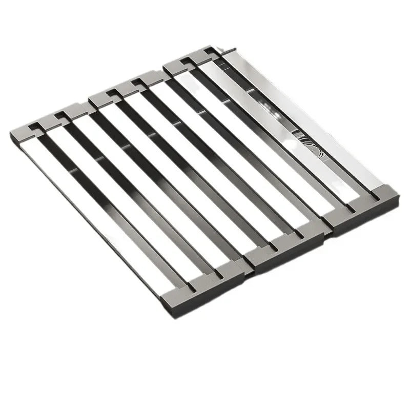 Roll up Dish Drying Rack Over The Sink for Kitchen Portable Aluminum Dish Rack Foldable Dish Drying Racks No rust No mildew New