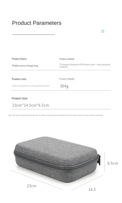 Large Capacity Travel Electronics Accessories Organizer Tablet Hard Disk Cable Portable Storage Bag EVA Airbag Travel Bags