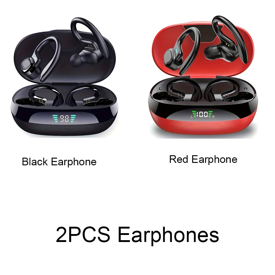 Original Wireless Earphones Ture Wireless Earbuds Ear Hook Sports HiFI Stereo Waterproof Headset With Mic TWS Headphone