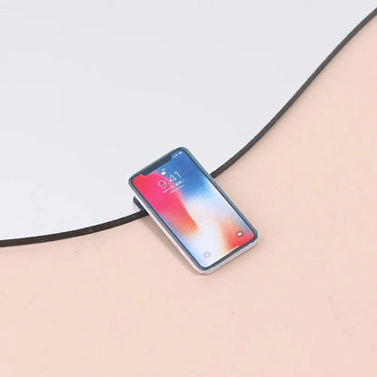 1:12 Scale Miniature Dollhouse Mobile Phone Model for Doll House Decoration