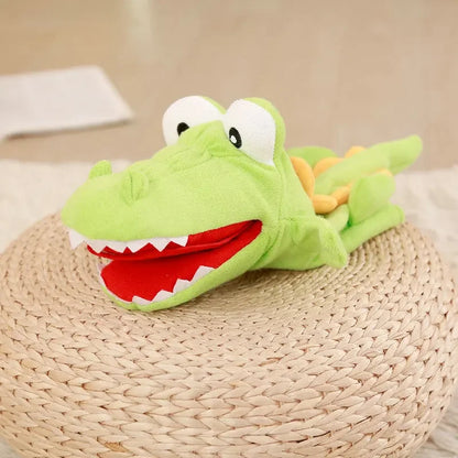 Stuffed Plush Animals Toys Hand Finger Puppet Kawaii Dolls Educational Baby Toys Learning & Education Monkey Tiger Children Gift