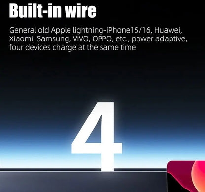 PD100W GaN Power Bank 20000mah/30000mah Build in Line High Definition LED Screen UFCS Phone Laptop Phone Portable Fast Charging