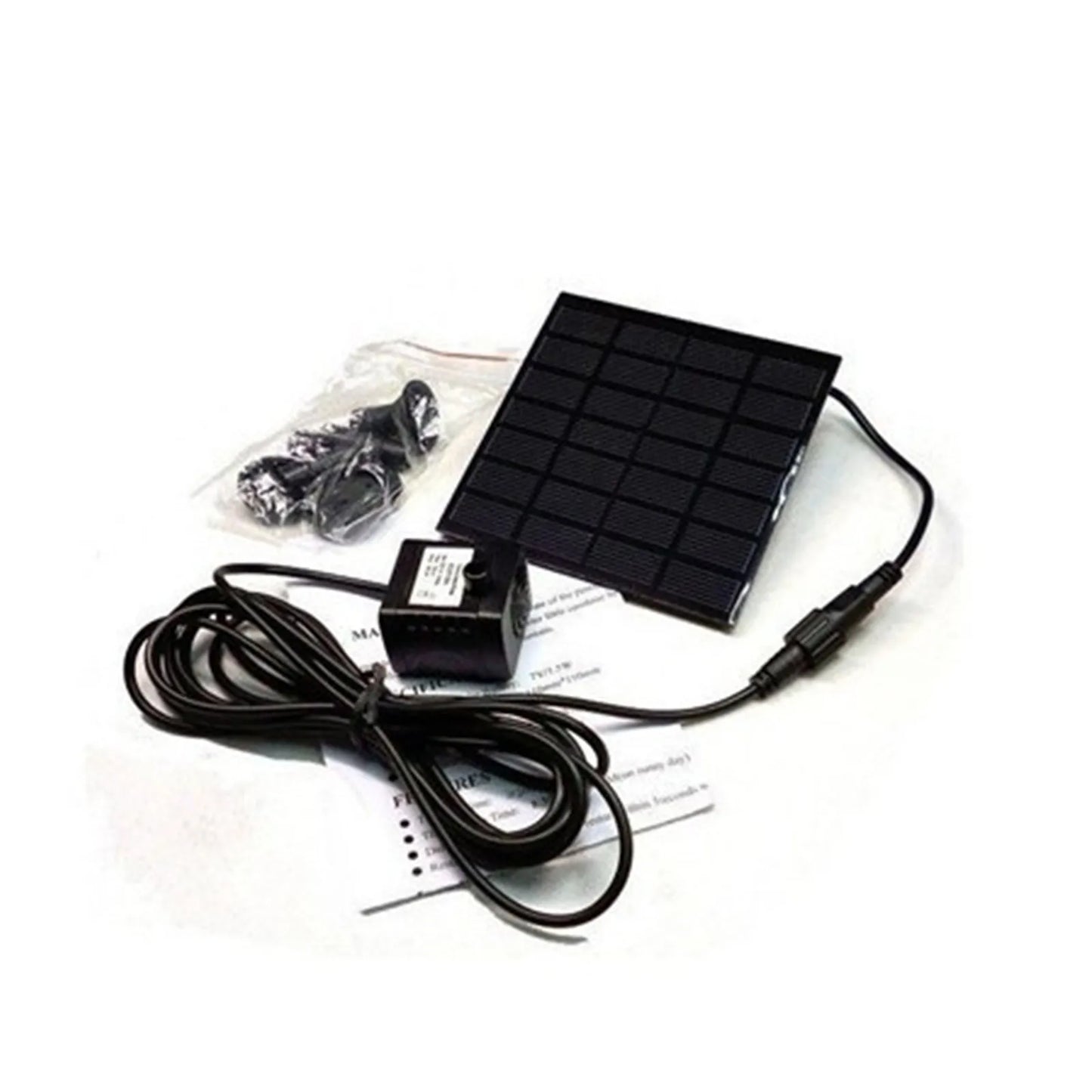 Mini Solar Water Fountain Pool Pond Waterfall Fountain Garden Decoration Outdoor Bird Bath Solar Powered Fountain Floating Water