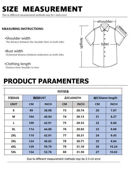 Men's Shirt Mermaid Shark Graphic Prints Anchor Turndown Outdoor Street Short Sleeves Button-Down Print Clothing Fashion Apparel