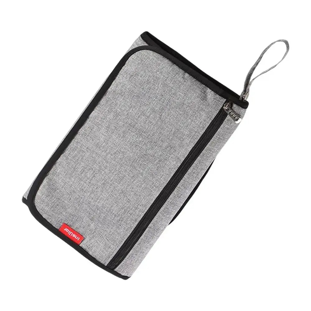 Travel Diaper Changing Mat Waterproof Folding Diaper Organizer Bag Lightweight Changing Mat For Parks Shopping Malls Restaurants