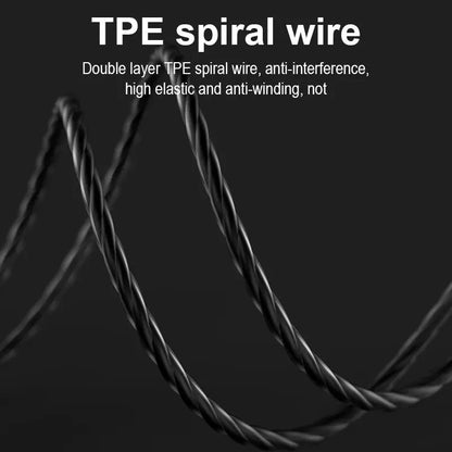 Android Mobile Phone DrivebyWire Headset Metal Heavy Bass Computer PC Headset InEar Sports Headset