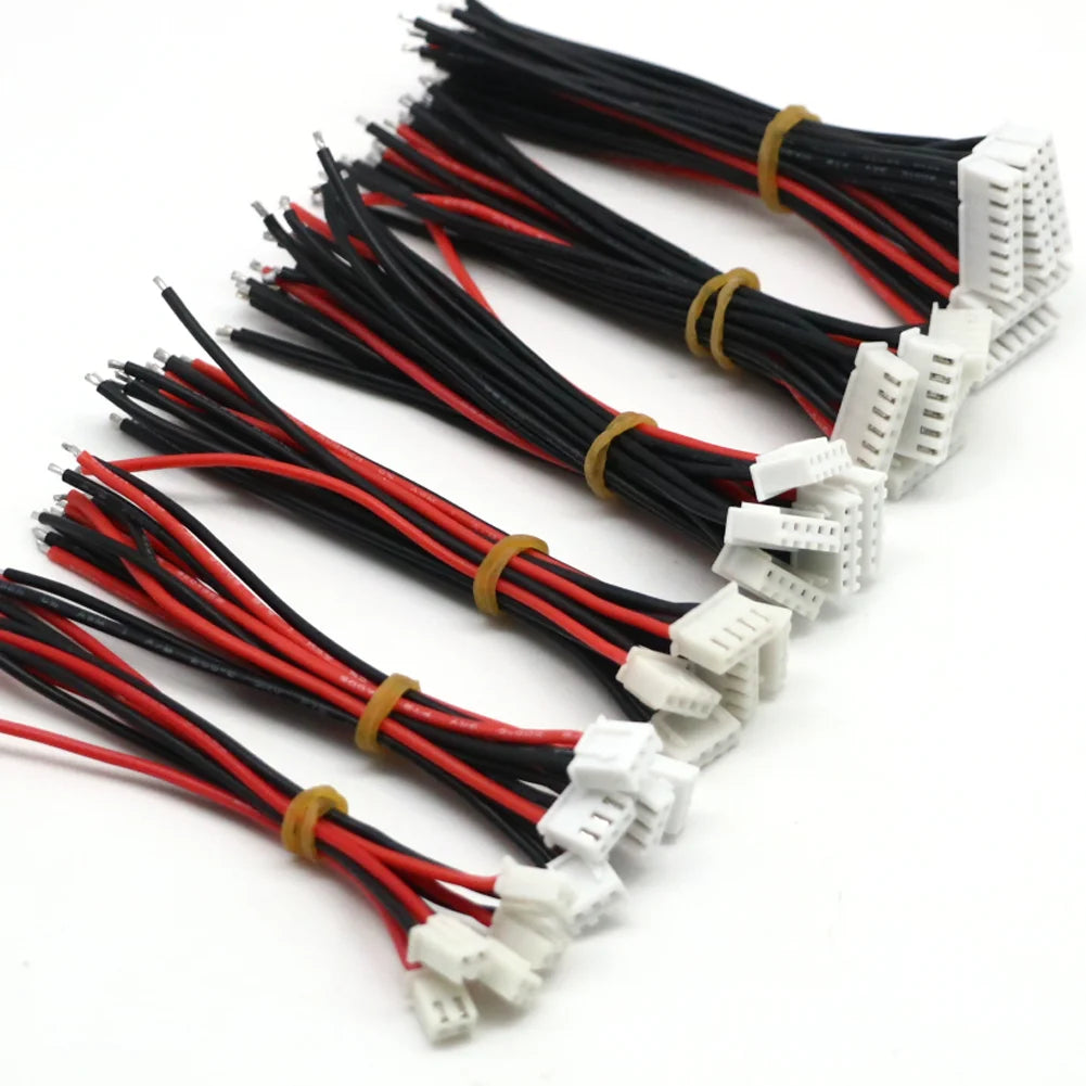 5pcs/lot 1S 2S 3S 4S 5S 6S Lipo Battery Balance Charger Cable IMAX B6 Connector Plug Wire Wholesale