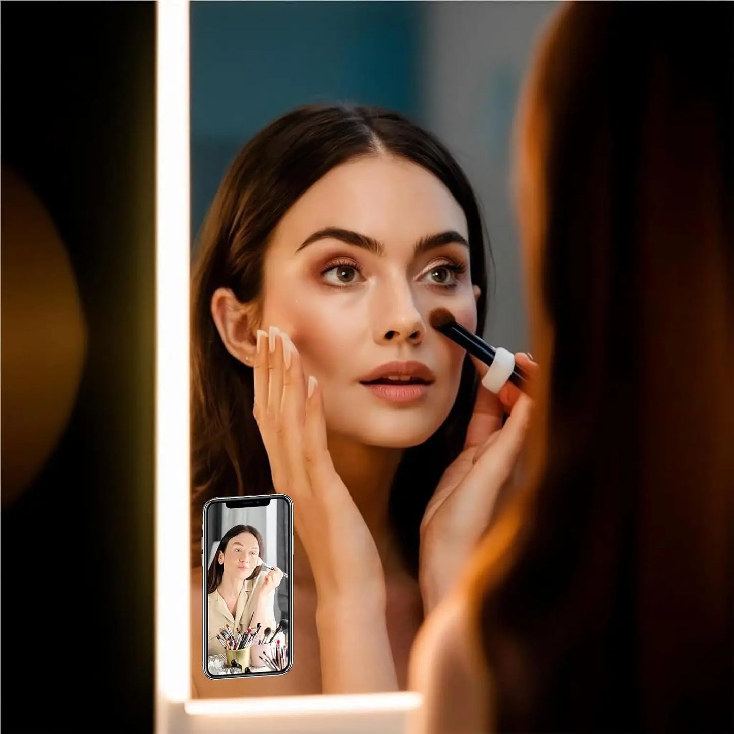 Double-Sided Suction Cup Phone Mount, Silicone Suction Phone Case Adhesive Sticky Phone Grip Hands-Free Phone Grip Phone Stand