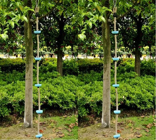 Kids Climbing Ropes Children Swing Disc Climbing Plastic Rope Kids Playground Equipment Outdoor Indoor Swing Fun Fitness Toys
