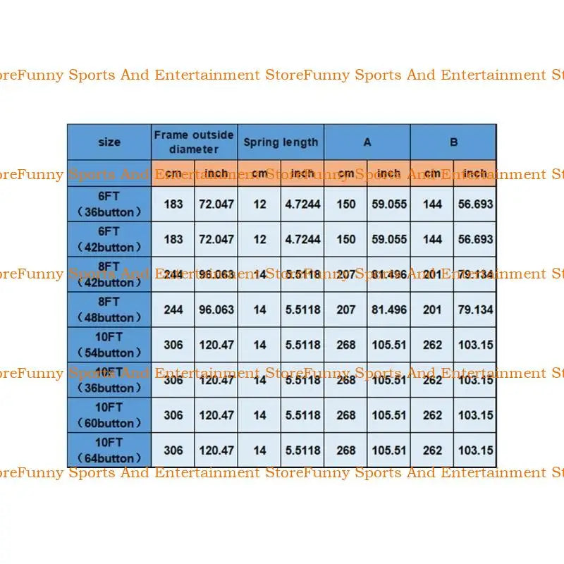 C4DE Trampoline Jumping Mat High Elastic Water-Resistant Safety Spring Jumping Mat