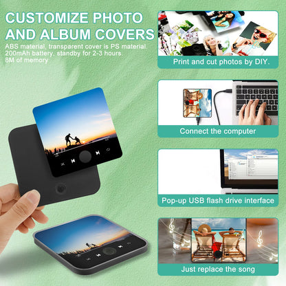 Fridge Magnet Album Personalized Fridge Magnet Decorative Music Fridge Magnets Refrigerator Best Gift Girl Friend Wife Home Deco