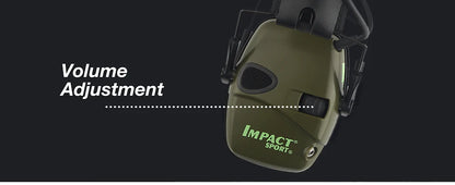 Electronic Damper Sports Shooting Earmuff Sports Shooting Impact Outdoor Anti-Noise Headset for HL Impact Sports
