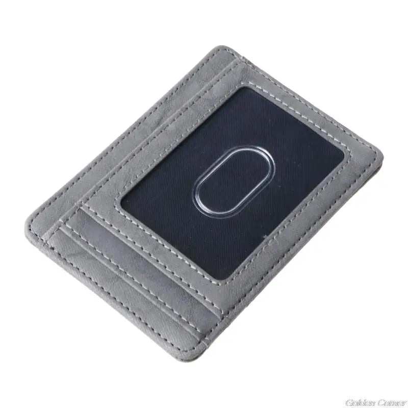 RFID Blocking Leather Wallet Credit Holder Purse Money Case for Men Women My28 21 Dropshipping