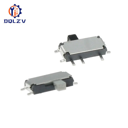 7Pin Mini Slide Switch On-OFF 2Position Micro Slide Toggle Switch 1P2T H=1.5MM Miniature Horizontal Slide Switch SMD