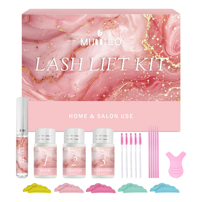 Lash Lifting Kit and Brow Sculpting and Defining Kit, curl perms and volumize lashes, for salon and home use, lasts 6-8 weeks