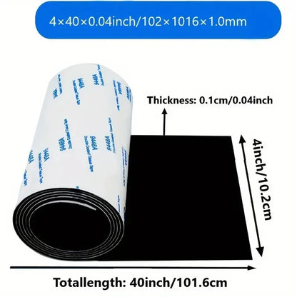 Non Slip Self Adhesive Silicone Cuttable Furniture Pads 4x40 inch - Anti-Sliding Anti-Scratch Rubber Floor Protectors