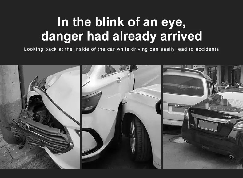 Car interior baby observation mirror, car child safety seat rearview mirror, installation of auxiliary mirror, reverse blind spo