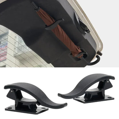 2PCS Universal Car Hook Seat Back Hook Multi-purpose Trunk Umbrella Holder Car Umbrella Storage Car Interior Accessories Storage