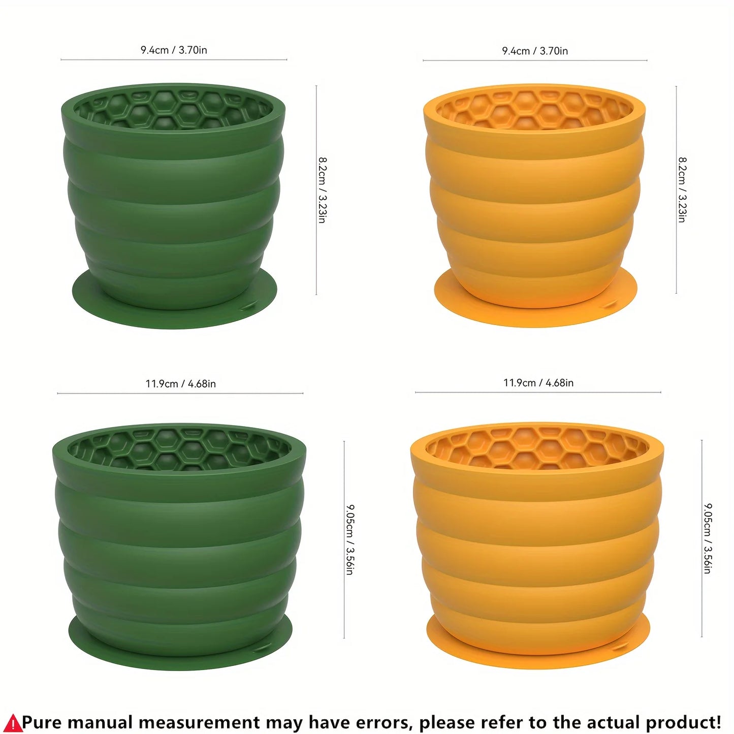 Silicone Slow Feeder Dog Bowl Cup - Anti-Slip Distraction Design for Small to Medium Breeds - Promotes Healthy Digestion