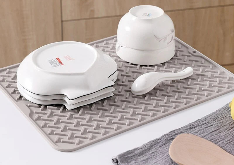 Sink Protectors for Kitchen Sink,Silicone Sink Mats for Bottom of Kitchen Sink Grid Accessory,Non-Slip Sink dish drying Mat