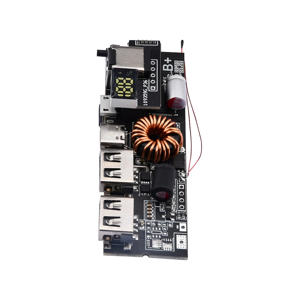 Daily Sale PD Power Bank 6-Port 21700 Two-Way Fast Charging Mobile Power Module For High Capacity 18650 Battery Assemble