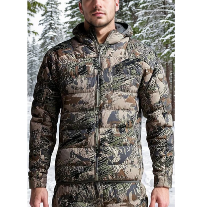 Ainfad Men's Kelvin light down jacket camouflage fishing hunting down wear