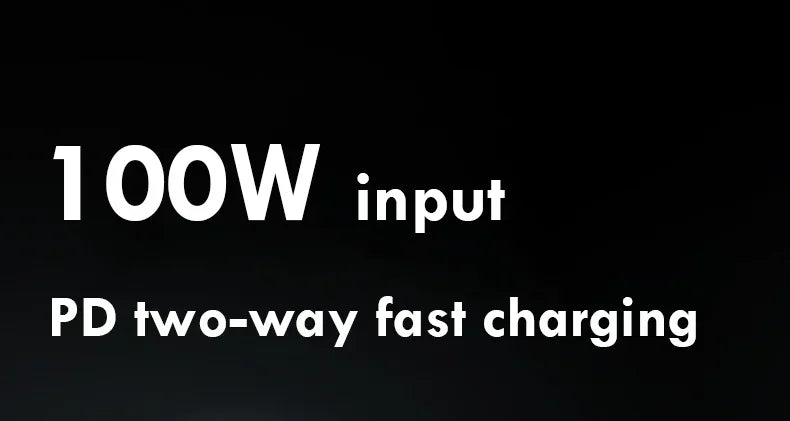 20000mAh High Quality Power Bank 100W Portable Fast Charging Powerbank External Spare Battery For IPhone Xiaomi Laptop 보조배터리