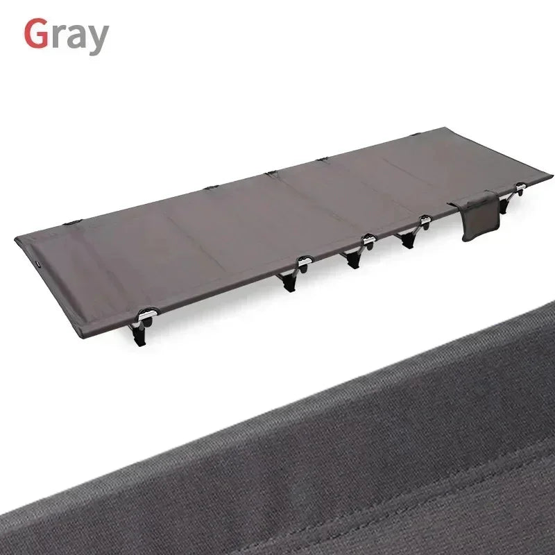 Outdoor Lightweight Folding Bed Portable Camping Bed Simple Military Bed Accompanying Lunch Bed Camping Simple Leisure Bed