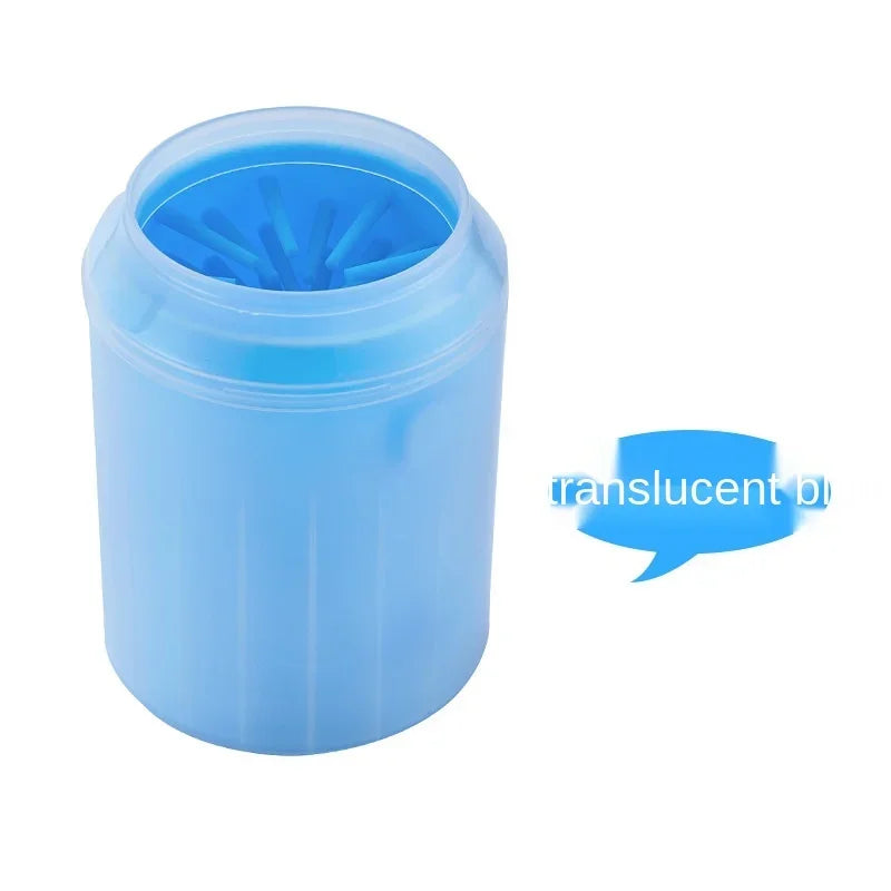 Portable Pet Outdoor Paw Cleaner Cup, Soft Silicone Combs, Quick Wash Foot Cleaning Brush, Towel, Bucket