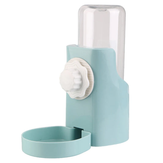 Pet Water Bottle Automatic Food Container Dispenser Bowl Cats Dogs Drinking Fountain Cage Hanging Feeder For Puppy Cats Rabbit