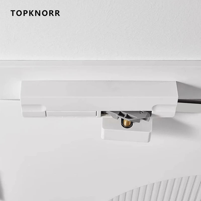 Door Damping Buffer Wooden Door Flat Outward Opening Invisible Door Home Closing Silent Hydraulic Door Closer Anti-pinch