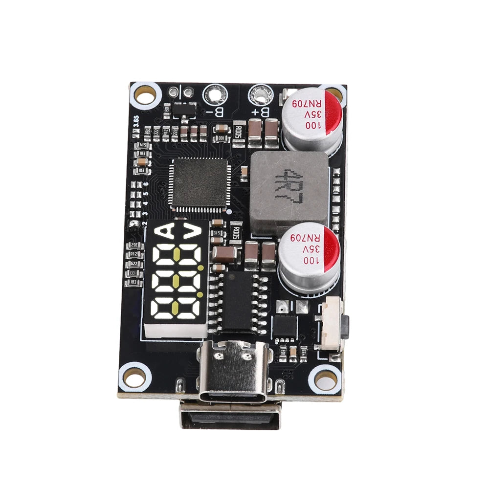 45W PD Mobile Phone Power Bank Charge Type-C USB Boost Charger Circuit Board Power Supply Accessory