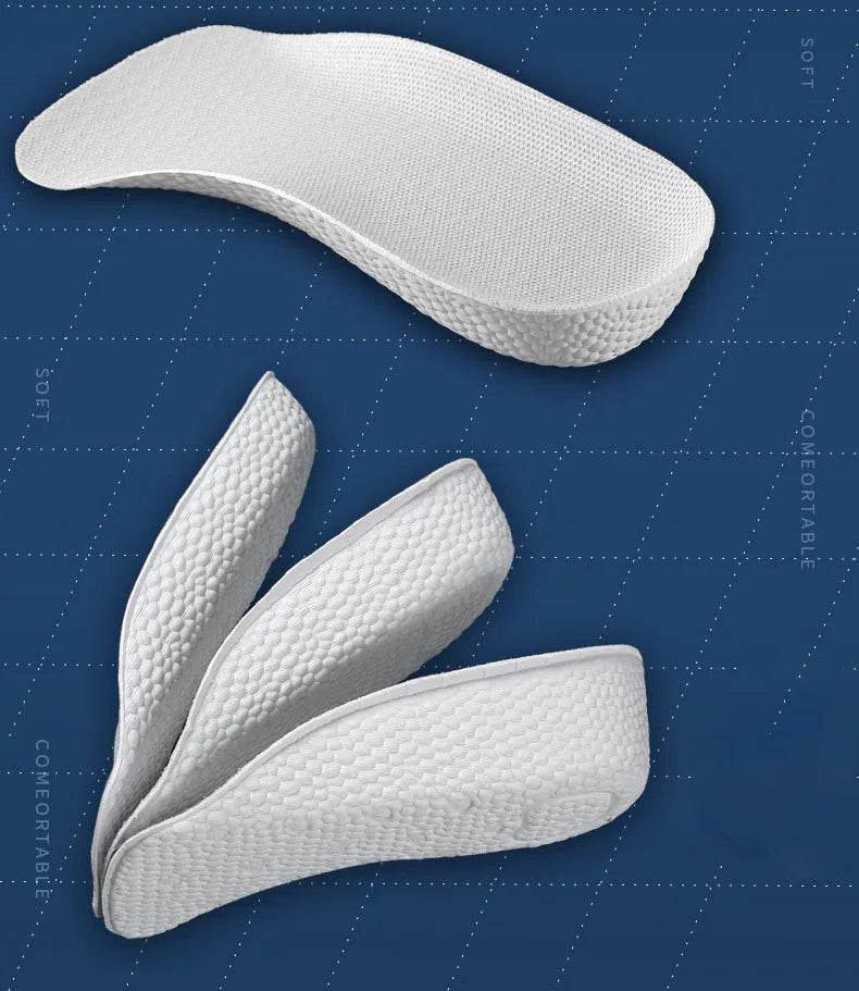1 Pair Breathable Half Insole Heighten Heel Insert Sport Shoes Pad Cushion Unisex Height Increase Insoles Shoe Insoles 1.5-3.5cm