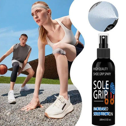 Sports Shoe Grip Spray 100ml Basketball Shoe Bottom Sole Spray Shoe Traction Enhancer Basketball Court Shoe Grip for Sneaker