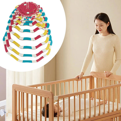 Baby Crib Mobile Black and White Nursery Crib Toy Creative Bed Bell for Ages 0+ Months Boy and Girl Newborn Infants Baby